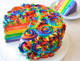 photo of colorful cake